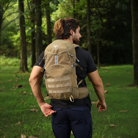 15L Small Tactical Backpack, Molle Hiking