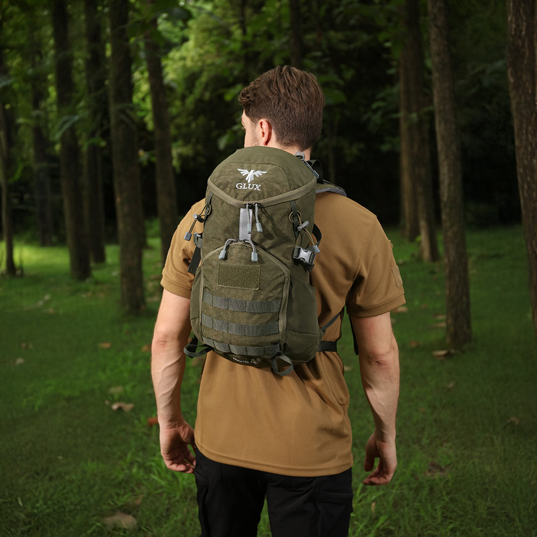 15L Small Tactical Backpack, Molle Hiking