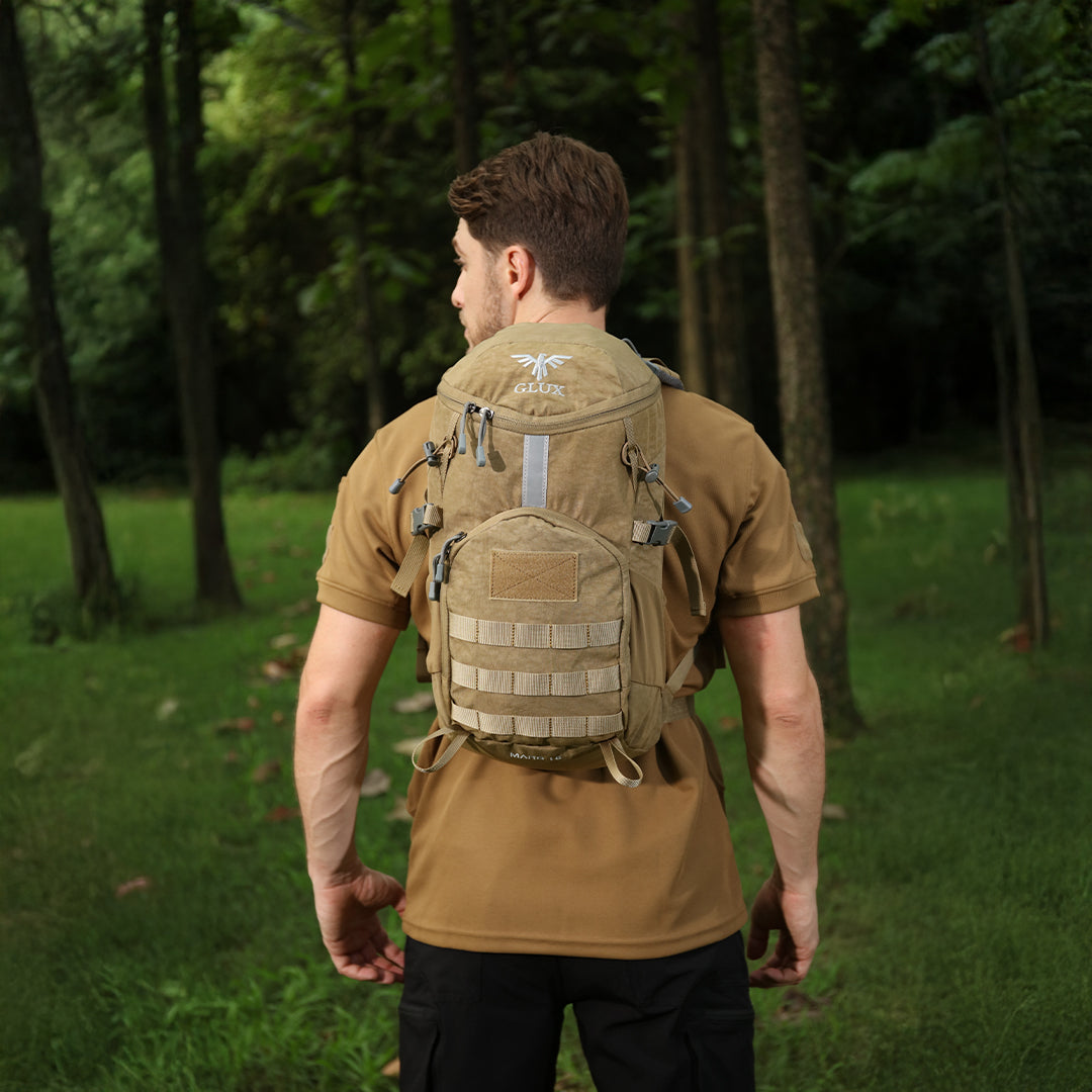 15L Small Tactical Backpack, Molle Hiking