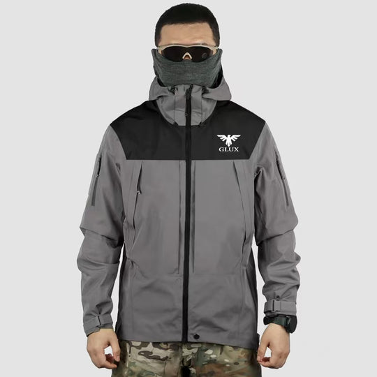 Waterproof Hooded Rain Shell Jacket